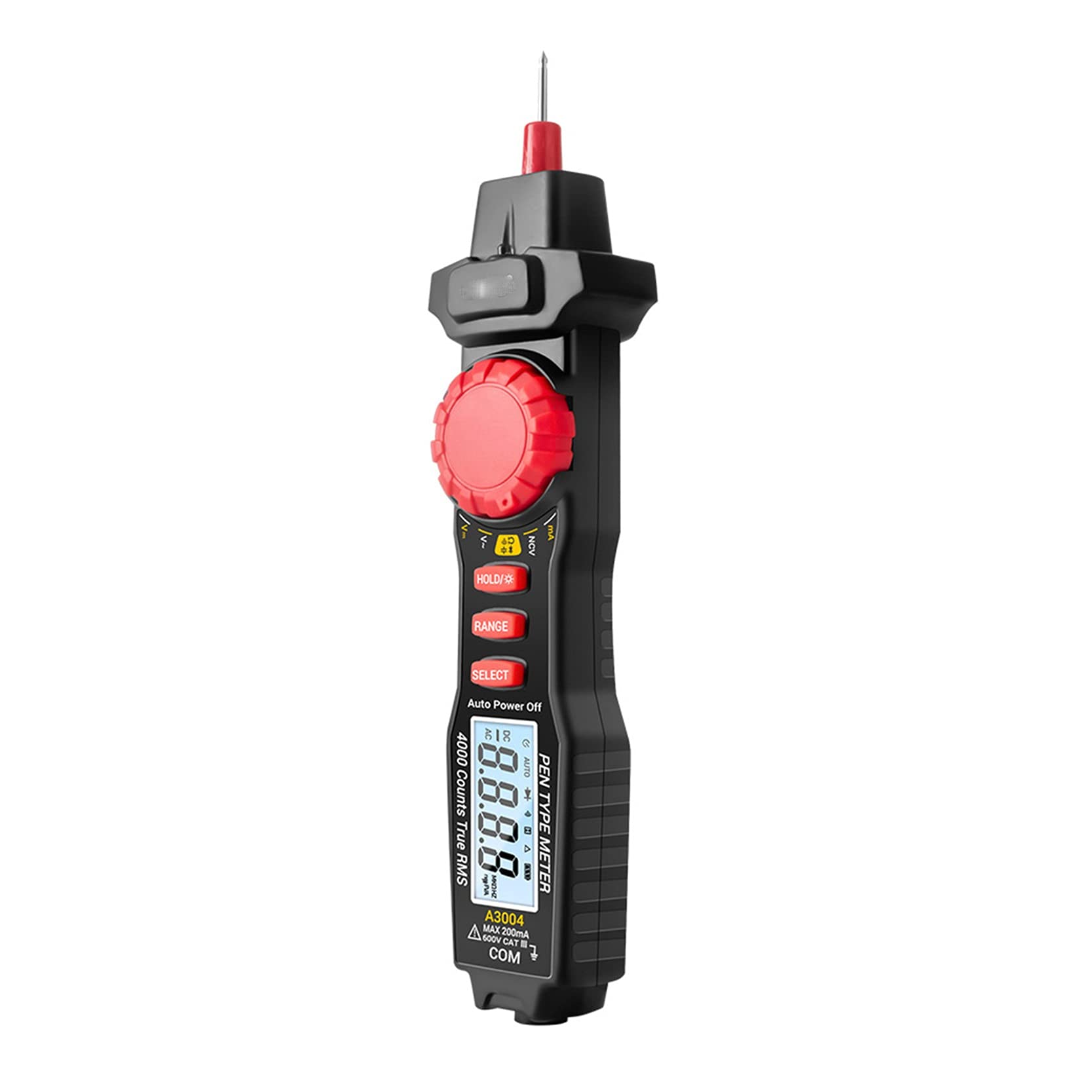 XWWDP Digital Multimeter Pen - 4000 Counts Non-Contact AC/DC Voltage Tester, Measures Resistance, Capacitance, Diode & Continuity - Perfect for Electricians, DIY Home Repairs & Automotive Diagnostics