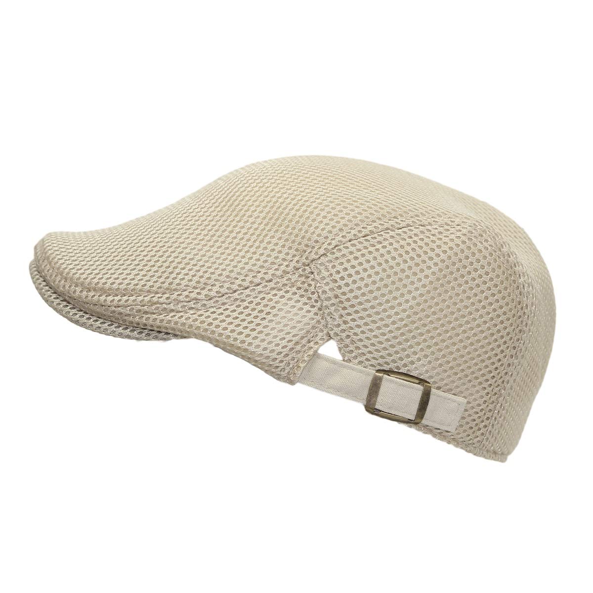 WITHMOONS Ivy Cap Summer Mesh Newsboy Irish Golf Hats for Men & Women - Breathable UV Protection Outdoor Sun Hat for Golf, Tennis, Fishing, Hiking & Casual Wear TZ30046