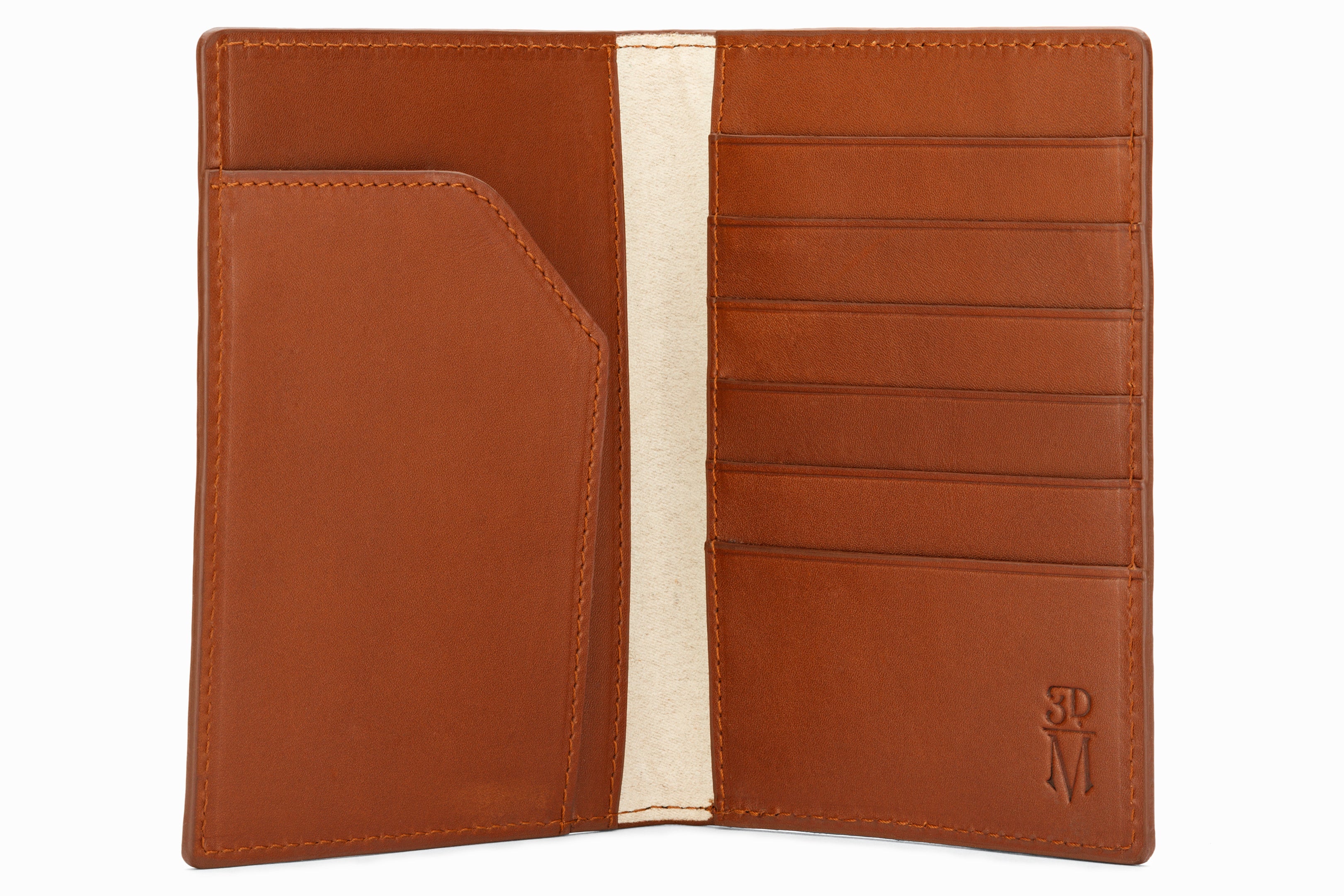 Premium Genuine Leather Passport Wallet - RFID Blocking Travel Wallet for Men & Women - Stylish Brown Passport Holder for International Trips & Air Travel
