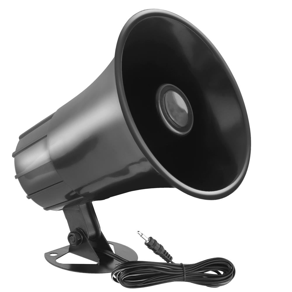 5 Inch Indoor Outdoor PA Horn Speaker - High Power Weatherproof Loudspeaker for Home, School, Stadium & Public Announcements