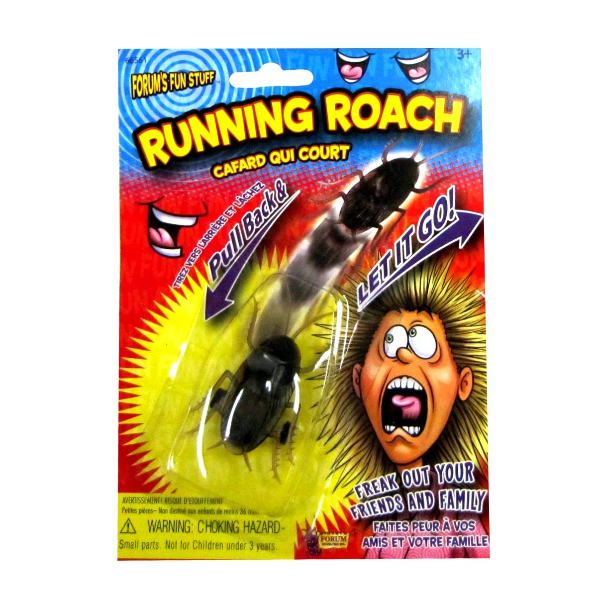 Funny Fake Cockroach Prank Toy - Realistic Scary Bug Gag Gift for Practical Jokes & Halloween Pranks - Great for Office Pranks, Birthday Gifts & Party Surprises