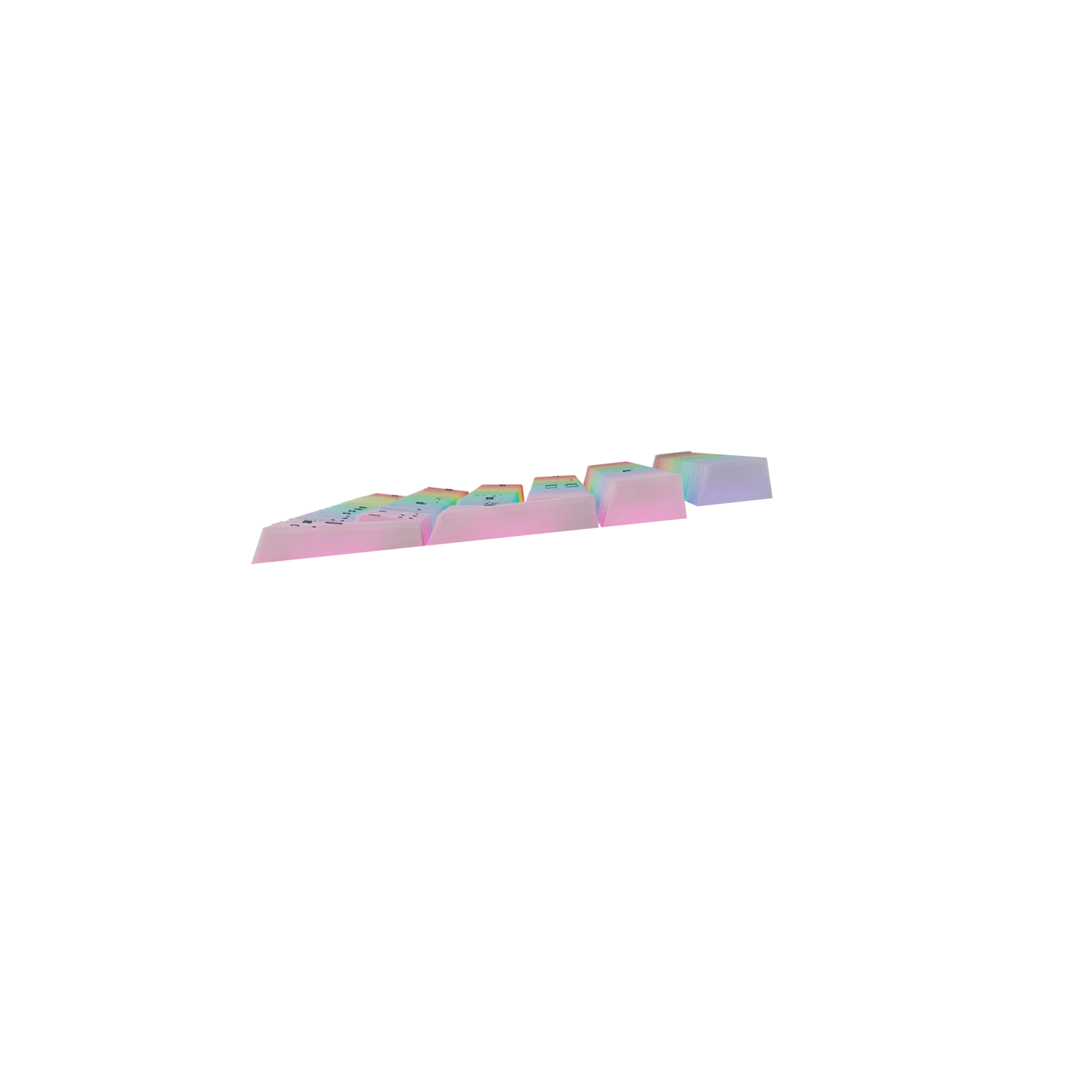 Polychroma Keycaps for Mechanical Keyboards - Custom RGB Backlit Keycaps for Gaming & Typing - Perfect for PC, Mac & Laptop Keyboards (US Layout)
