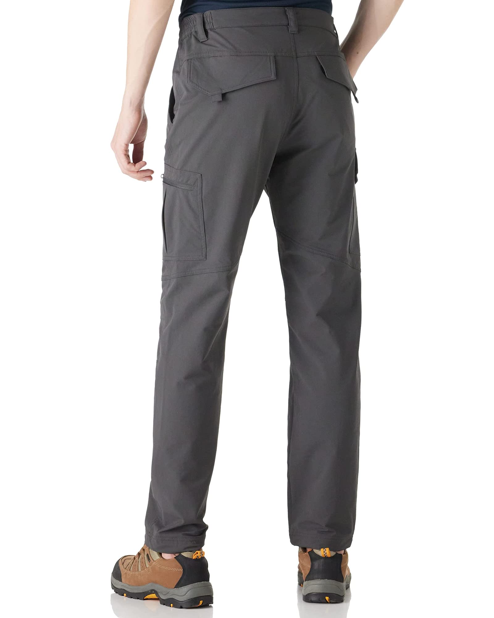 Outdoor Ventures Men's Hiking Pants - Lightweight Water Resistant Cargo Work Pants with Ripstop Fabric for Tactical Travel & Outdoor Adventures | Perfect for Hiking, Camping and Everyday Wear