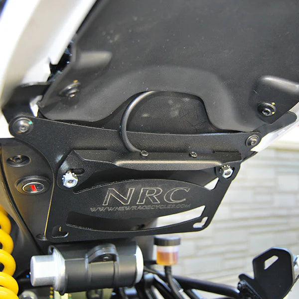 Ducati Scrambler Desert Sled Fender Eliminator Kit for 2017-Present Models - Motorcycle Tail Tidy & License Plate Relocator for Off-Road & Street Riding