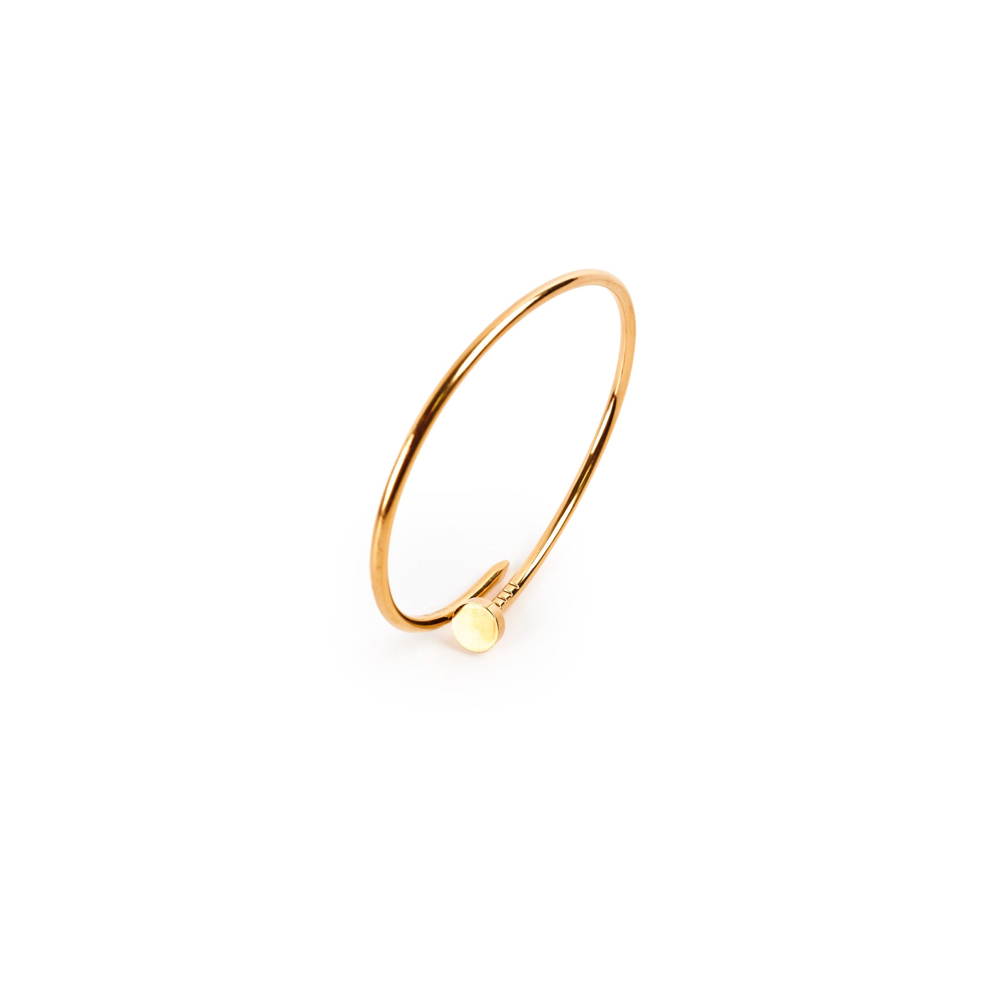 Cartier Small Model JUC Bracelet - 17 Size, 18K Gold Plated Luxury Jewelry for Women, Perfect for Gifts, Parties & Special Occasions