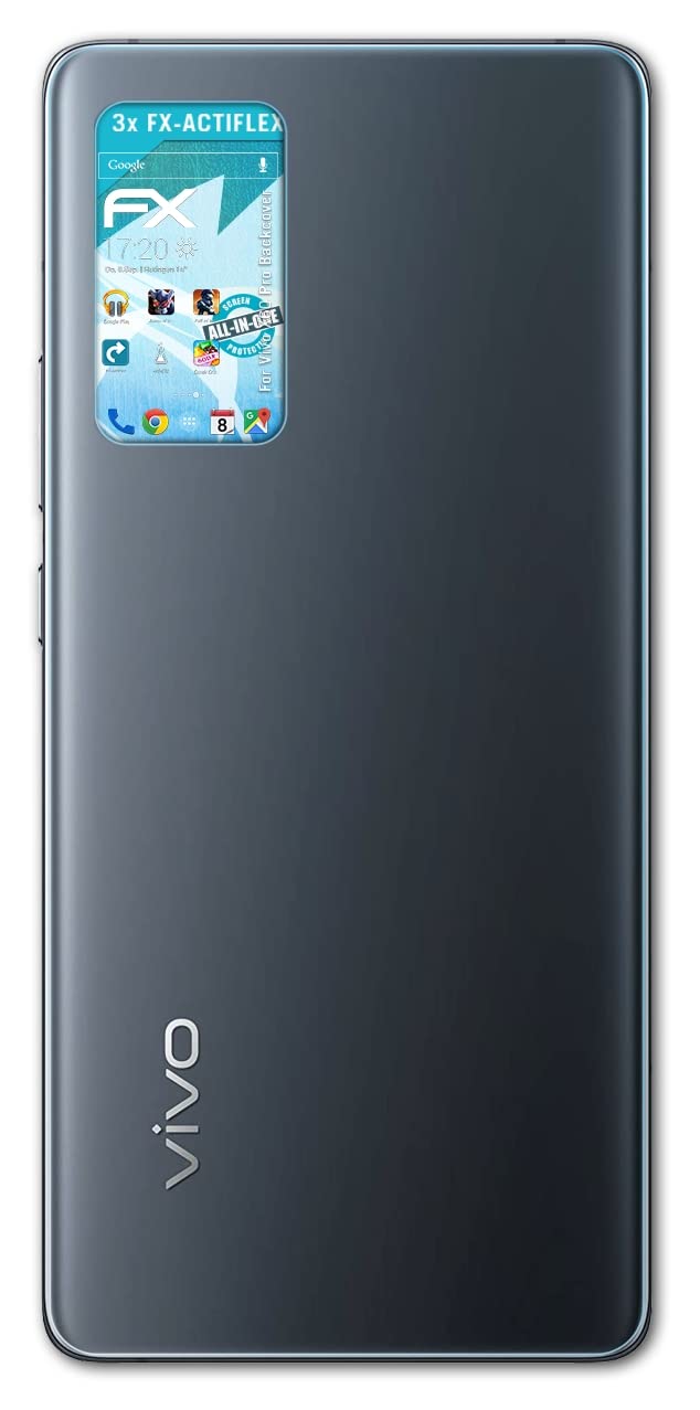 Vivo X60 Pro Screen Protector & Back Cover Protector Film - Ultra Clear, Flexible, Scratch-Resistant (3-Pack) - Perfect for Daily Use, Travel, and Outdoor Activities