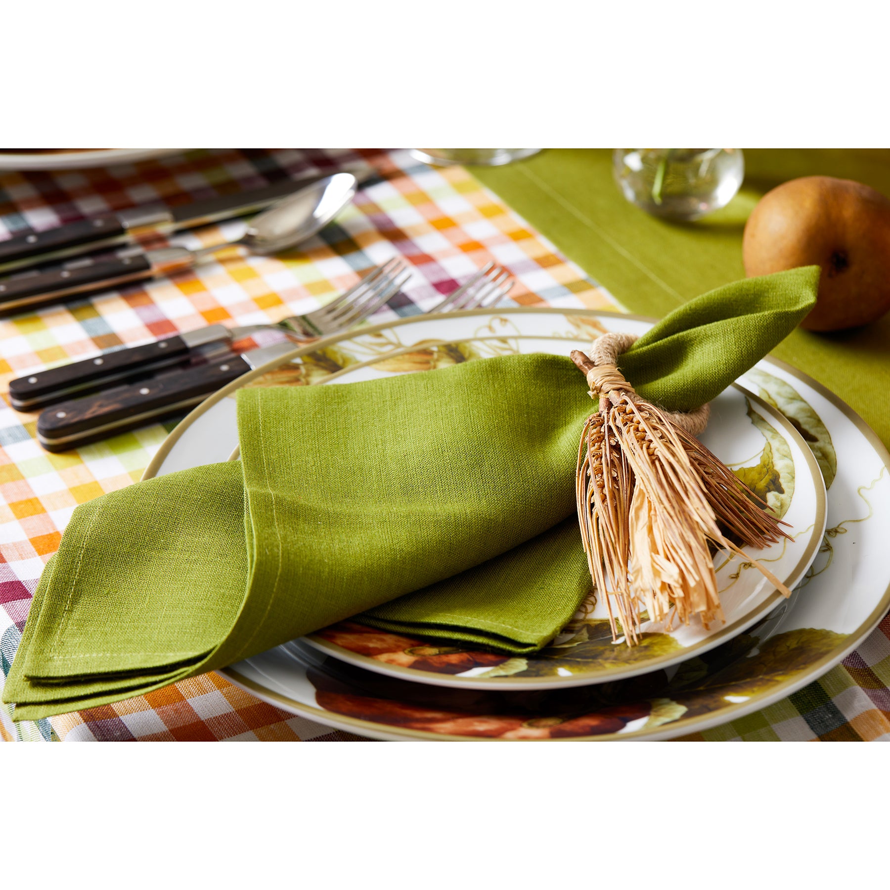 Premium Linen Napkins for Dining - Eco-Friendly & Elegant Table Linens for Weddings, Parties, and Everyday Use