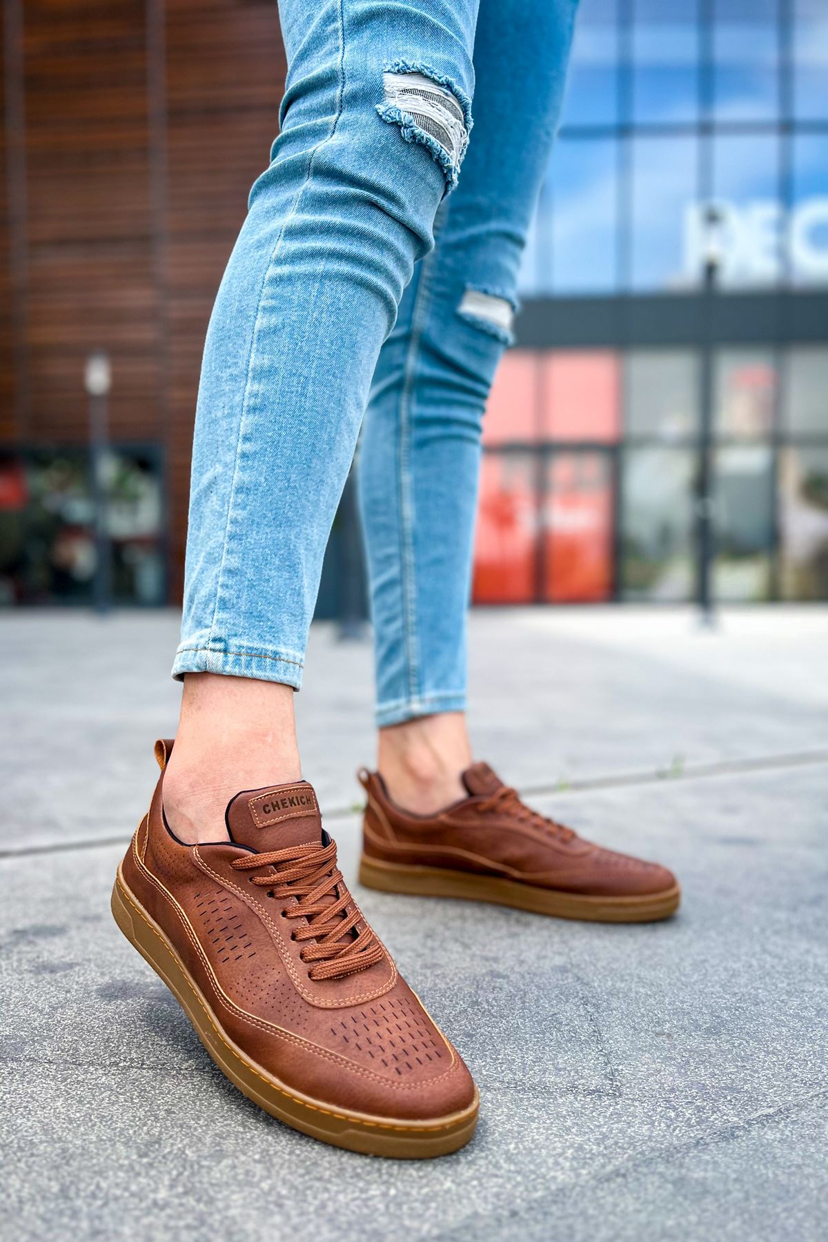 Vintage CH157 CKT Retro Men's Shoes in Taba Brown - Perfect for Casual Outfits, Street Style & Everyday Comfort