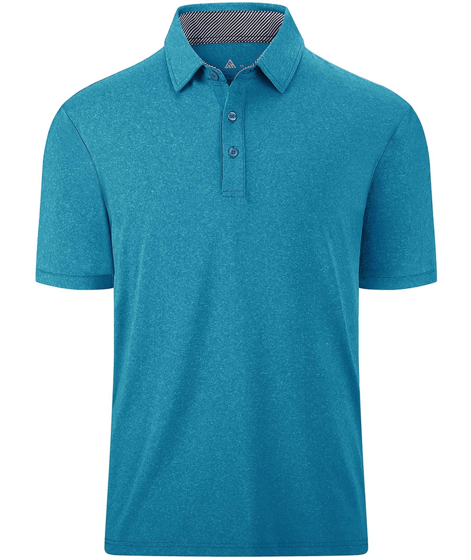 V VALANCH Men's Performance Golf Polo Shirt - Moisture Wicking, Breathable Short Sleeve Shirt for Summer - Ideal for Golf, Casual Wear & Outdoor Activities
