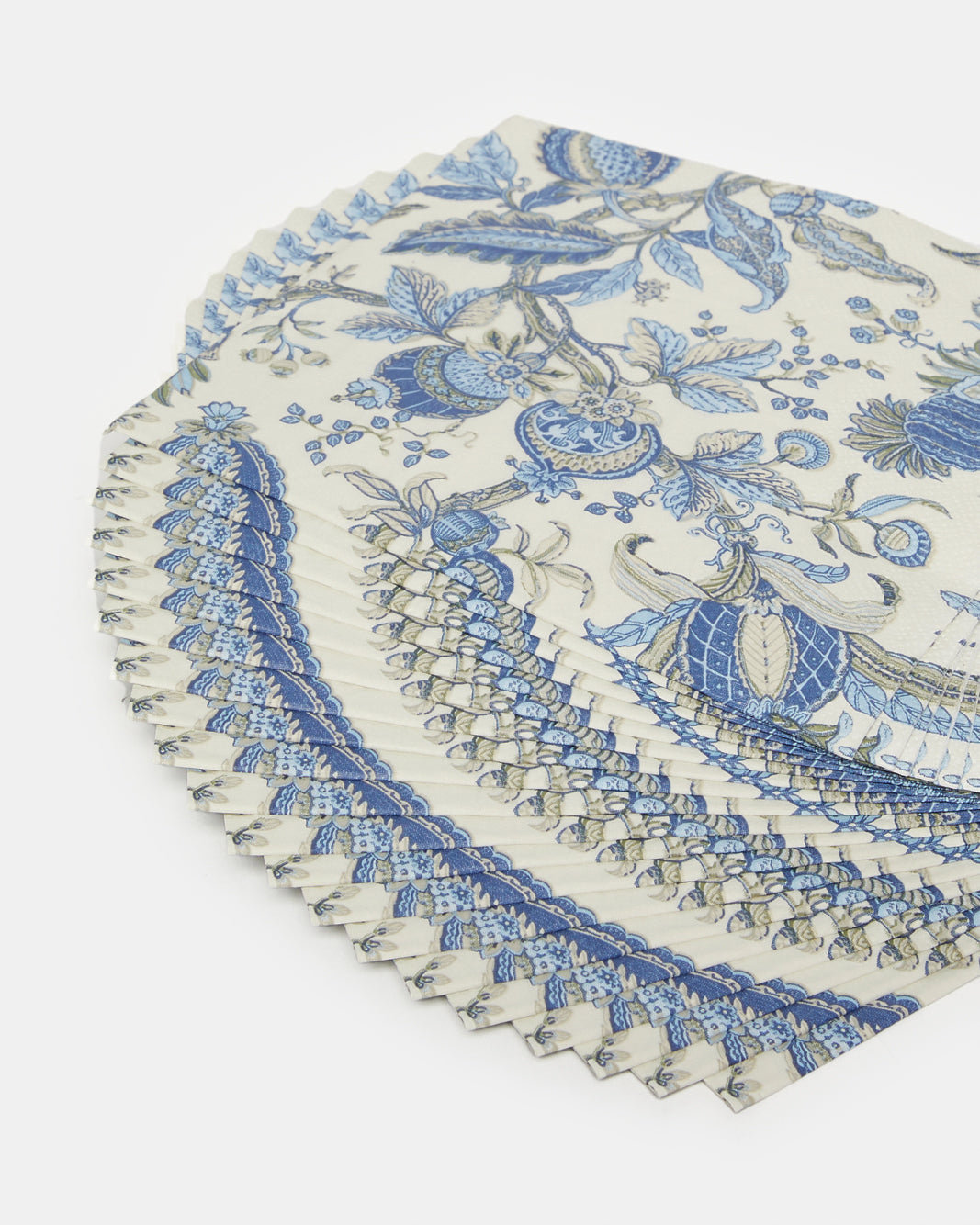 Floral Pattern Paper Napkins - 20 Pack - Elegant Disposable Dinner Napkins for Parties, Weddings & Home Decor