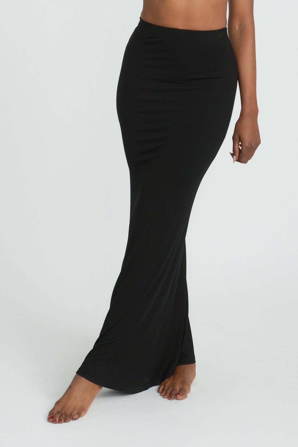 Dom Maxi Skirt Jet Black - Flowy Long Maxi Skirt for Women | Perfect for Beach, Vacation & Summer Outfits