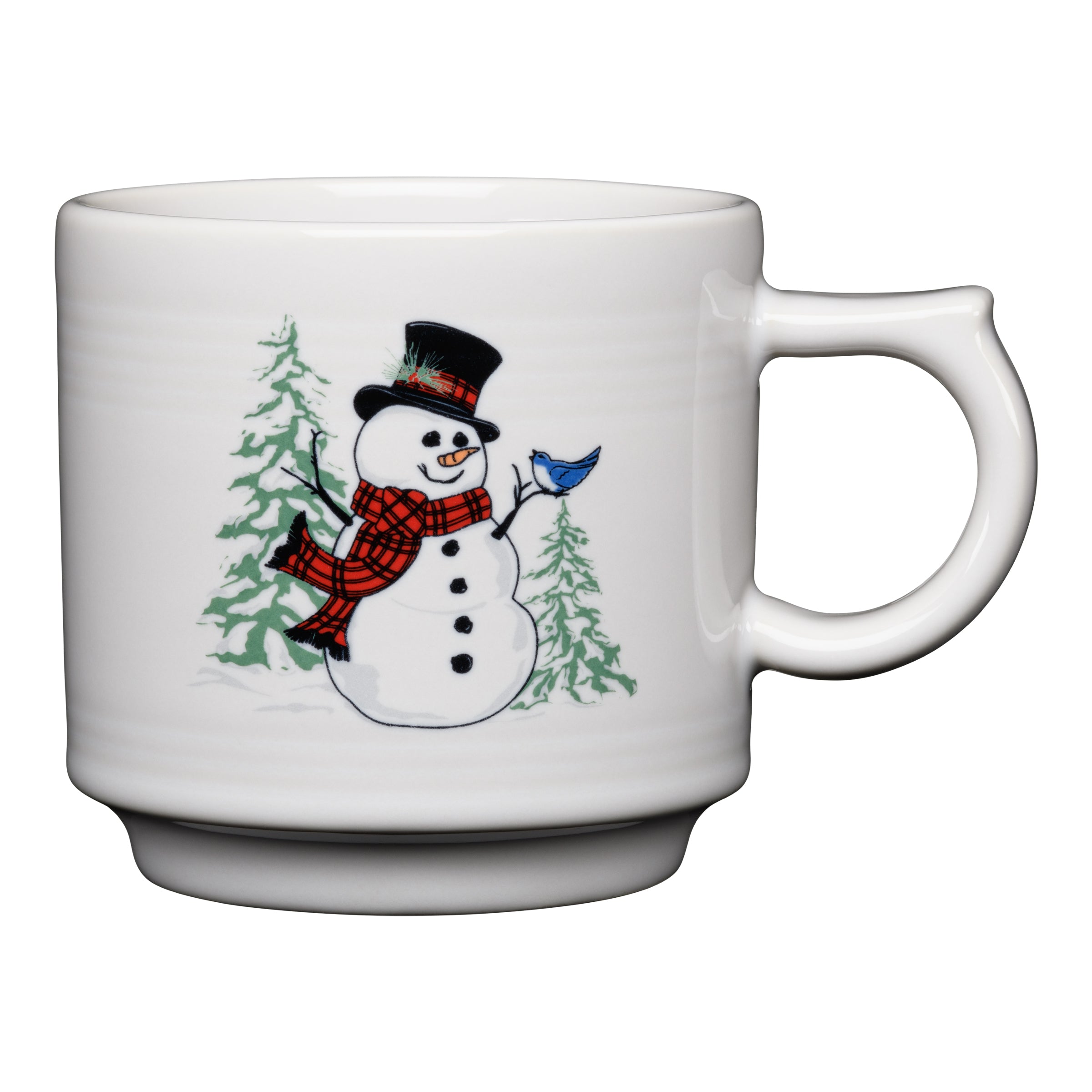16 oz Stackable Snowman Mug - Insulated Coffee Cup for Hot & Cold Drinks - Perfect for Christmas, Winter Holidays & Office Use