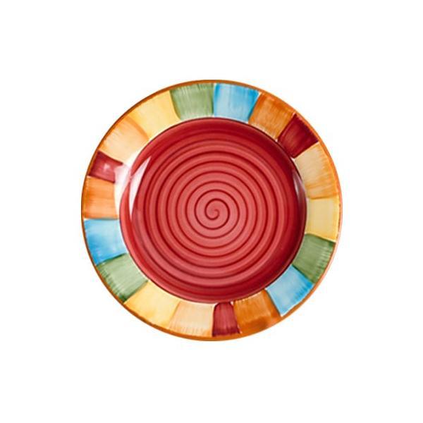 Colorful Southwestern Serape Pattern Dessert Plates - 6 Inch Ceramic Plates for Nachos, Tacos, and Appetizers - Perfect for Mexican Fiesta, Party, and Home Decor