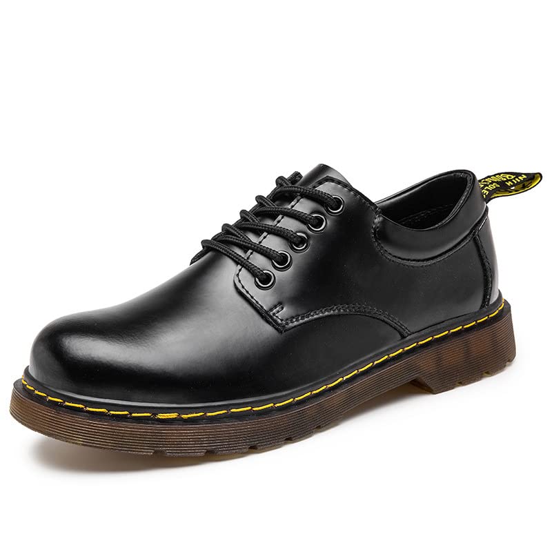 Men's Leather Oxford Dress Shoes - Classic Lace-Up Business Casual Shoes for Fall & Winter | Office, Wedding & Formal Occasions
