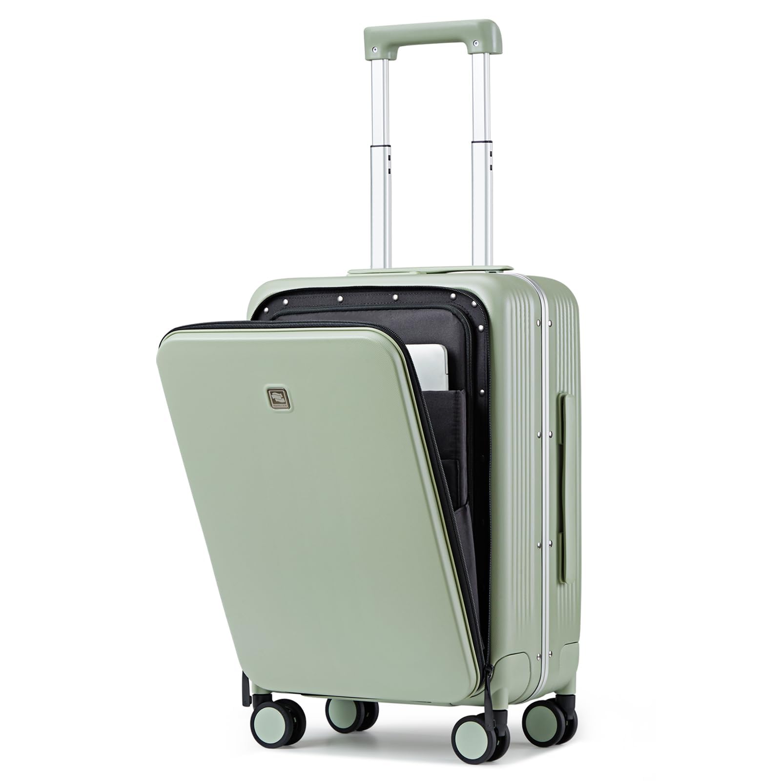 20 Inch Hanke Carry On Luggage - Airline Approved Hardshell Suitcase with 360° Spinner Wheels, Lightweight Travel Luggage for 2-3 Day Business Trips & Weekend Getaways | Perfect for Business Travelers & Short Vacations