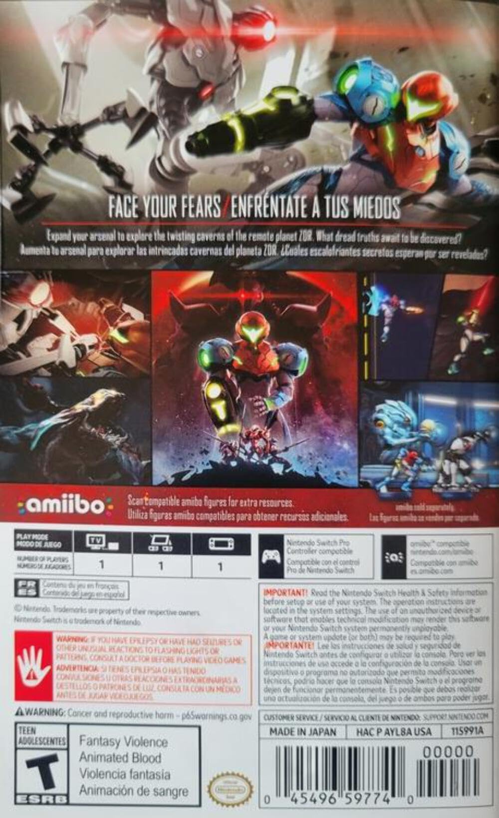 Metroid Dread - Nintendo Switch Game | Action-Adventure Sci-Fi Video Game for Switch | Perfect for Home Gaming & On-The-Go Play