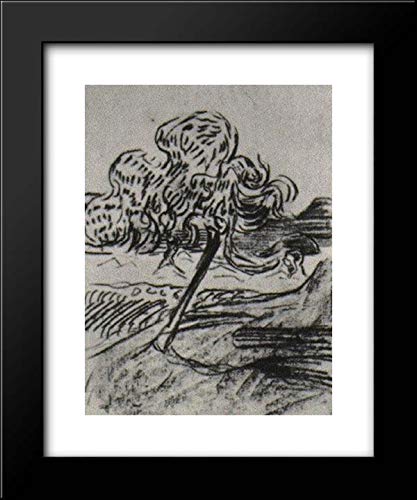 Vincent van Gogh Fruit Tree Art Print - 15x18 Framed Wall Decor for Living Room, Bedroom & Office | Famous Impressionist Painting Reproduction
