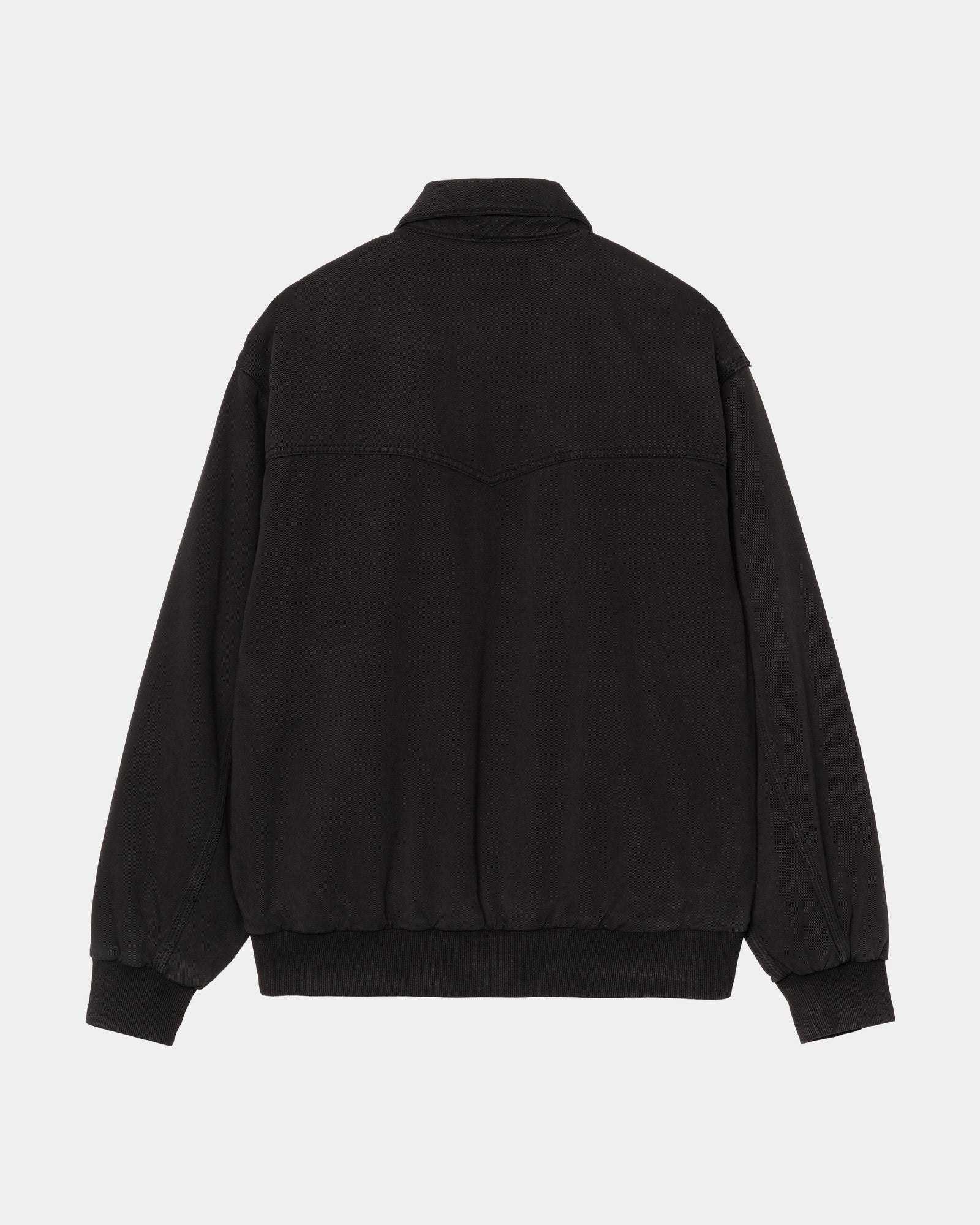 OG Santa Fe Jacket for Men - Spring Lightweight Denim Jacket in Black (Garment Dyed) | Casual Outerwear for Streetwear, Travel & Everyday Wear