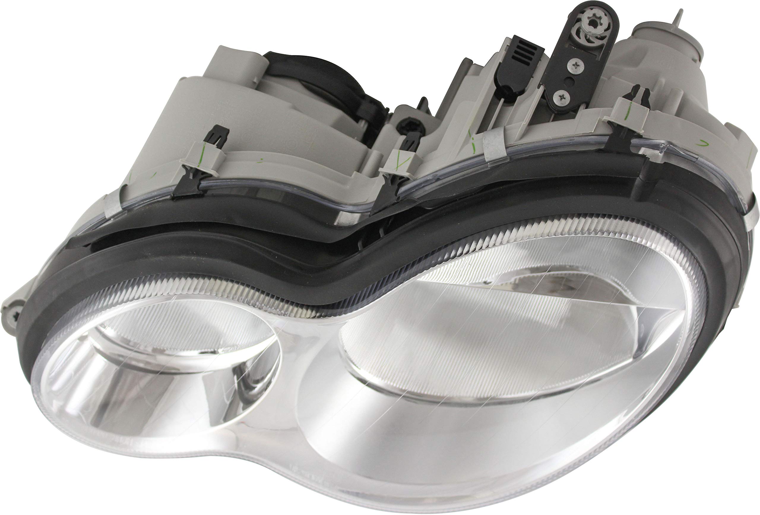 Mercedes Benz C Class Headlights Replacement Set - Halogen Headlamps for 2005 2006 2007 Models (Driver & Passenger Side) | Perfect for Night Driving & Auto Restoration Projects