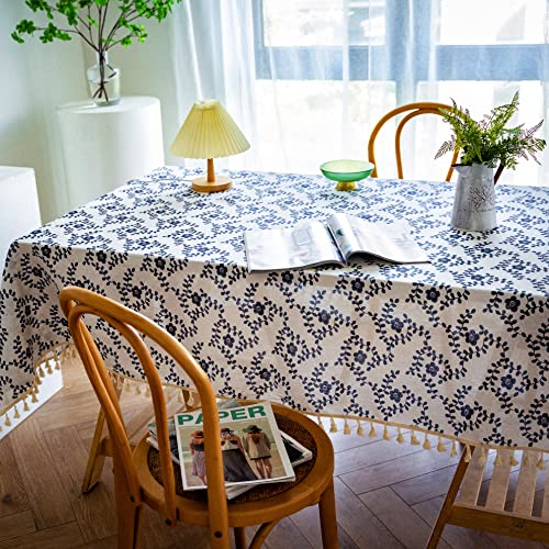 Vintage Dark Blue Floral