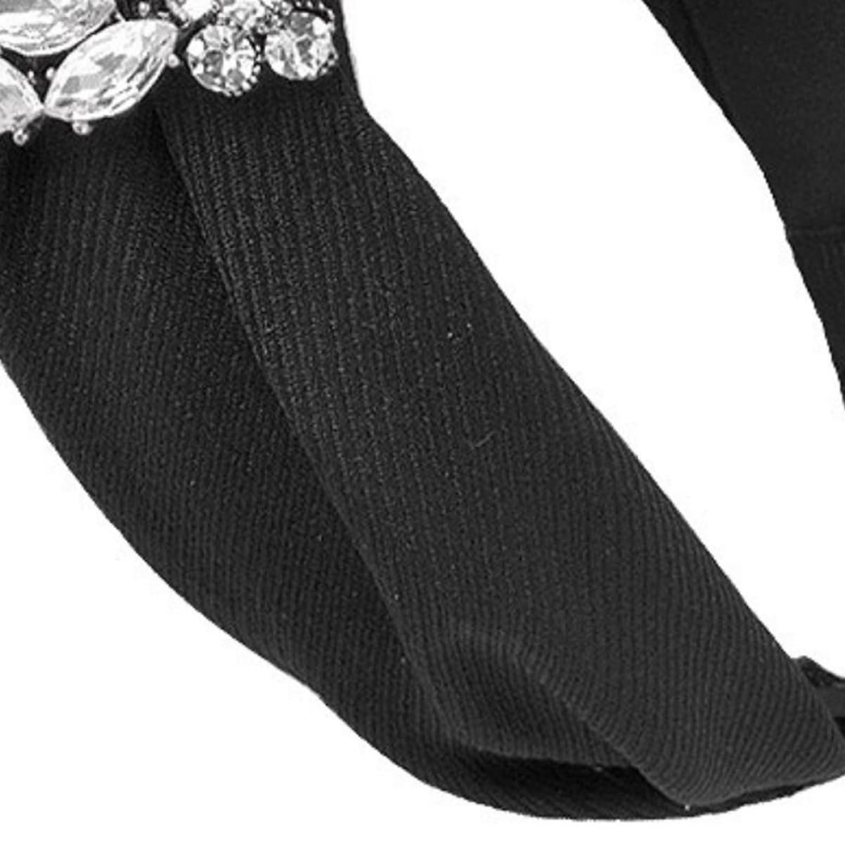 FOMIYES 3 Pack Rhinestone Crystal Headbands for Women - Elegant Elastic Hair Accessories Wide Headband for Parties, Weddings & Special Occasions