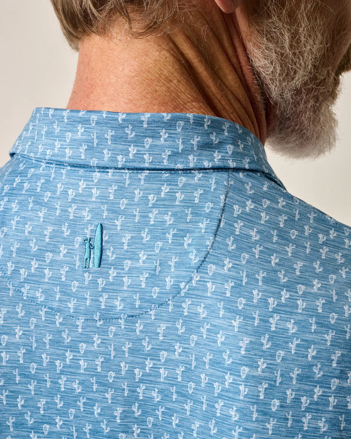 Johnnie-O SS Print Knit Mojave - Stylish Men's Short Sleeve Shirt for Casual Wear, Golf & Summer Outfits