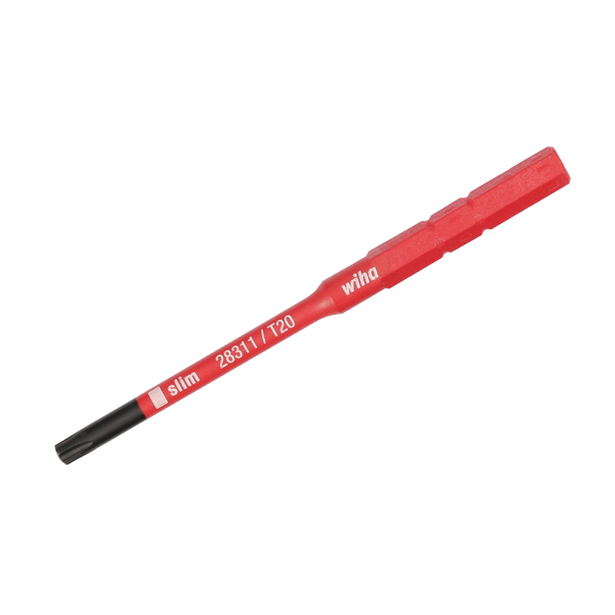 Wiha 28341 Insulated SlimLine Torx T15 Interchangeable Screwdriver Bit - 90mm Precision Tool for Electronics, Automotive & DIY Projects