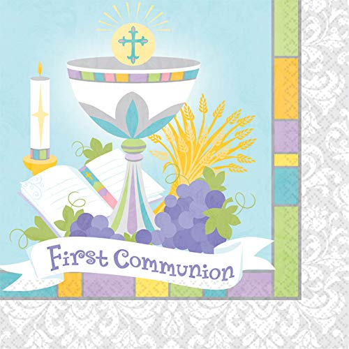 Premium Lunch Napkins - Medium Count (100-Pack) for Joyous Communion, Parties & Everyday Dining | Eco-Friendly & Soft Paper Napkins