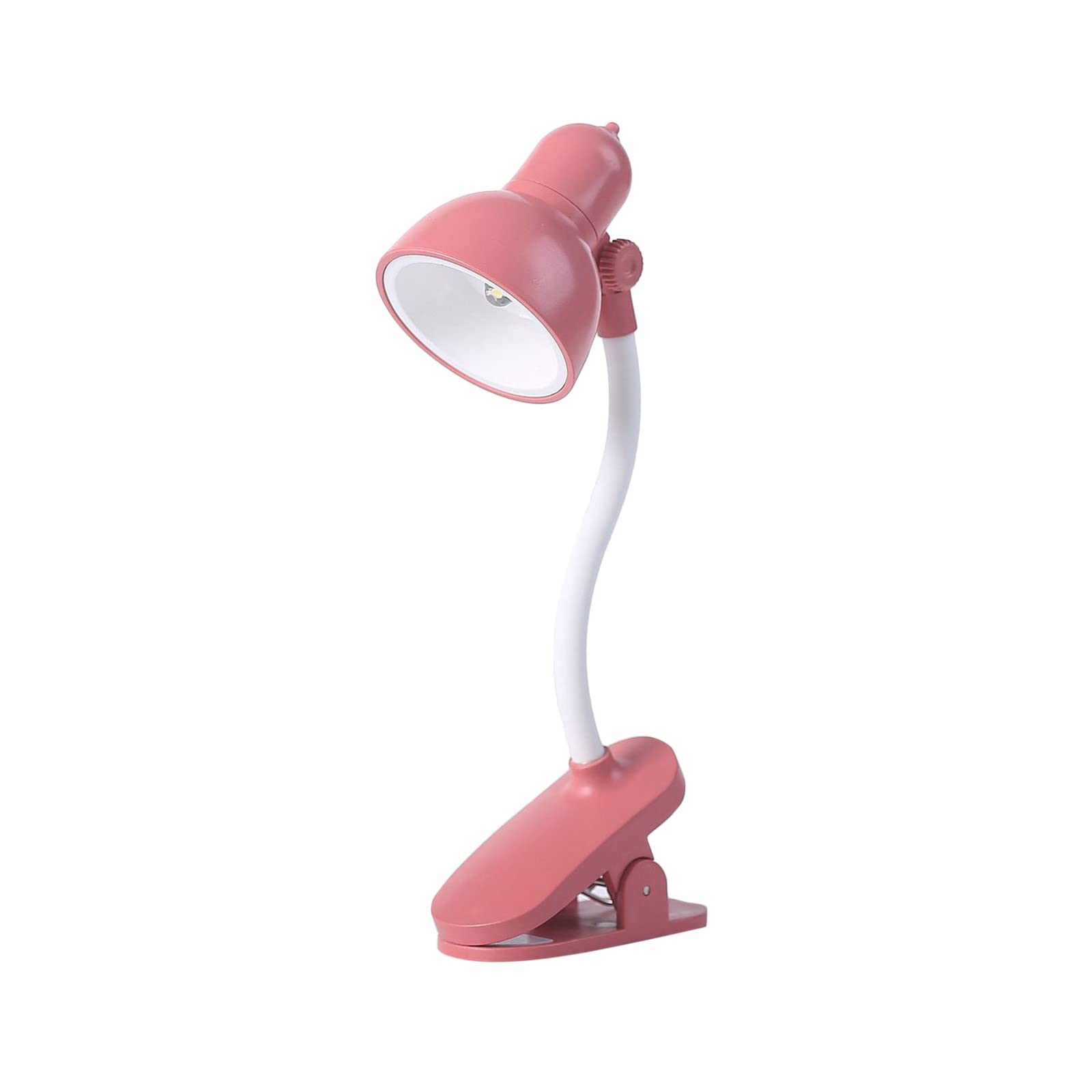 Totruning Clip-On Reading Light - Mini LED Book Light for Bedroom, Nightstand, Wall - Portable Small Household Lamp (Hot Pink) | Perfect for Night Reading, Studying, Camping & Travel