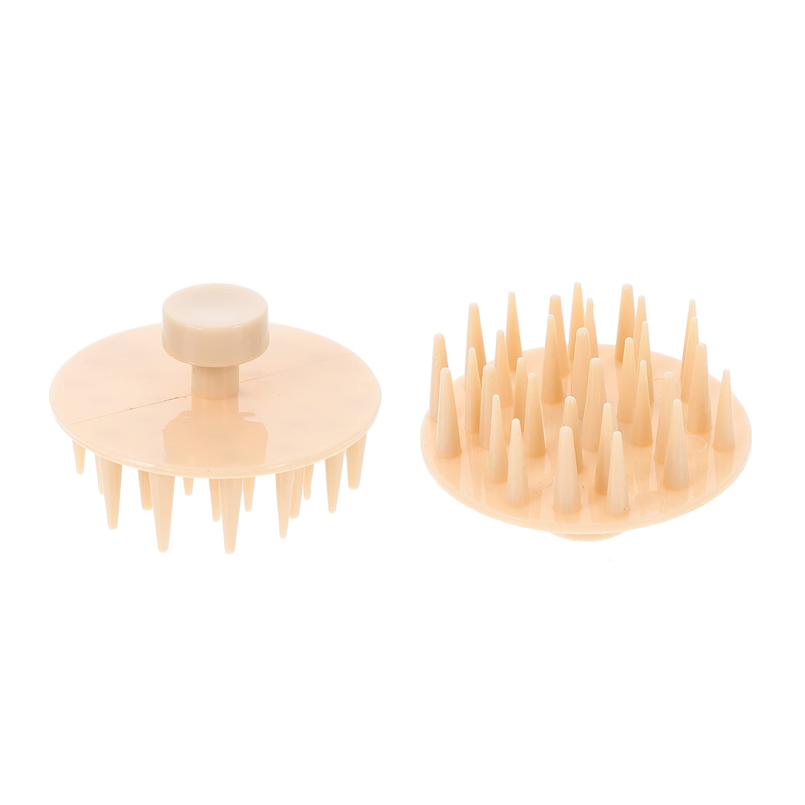 2 Pack Silicone Shampoo Brush & Scalp Massager - Gentle Hair Cleaning Comb for Shower & Bath - Perfect for Relaxing Scalp Massage & Deep Cleansing - Great Gift for Women & Men