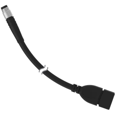 PSG-4M-403-USB Industrial Cordset - M8 Male 4-Pin to USB-A Female 4-Pin Cable, 0.9m PVC Black (Model 11337) | Perfect for Factory Automation, Robotics & Sensor Connectivity