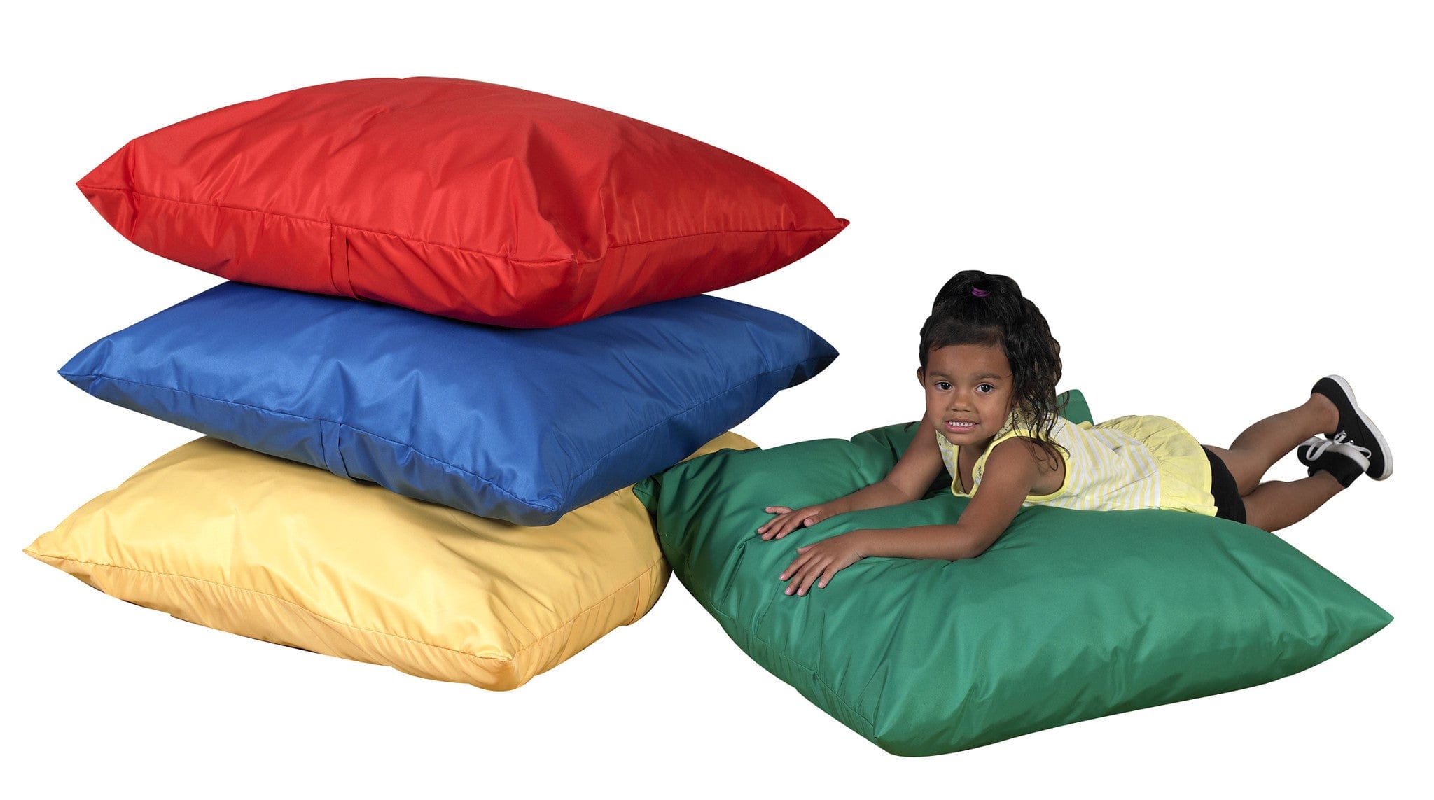 27 Cozy Floor Pillows Set of 4 - Soft Large Floor Cushions for Living Room, Bedroom, Kids Play Area - Perfect for Lounging, Meditation & Extra Seating