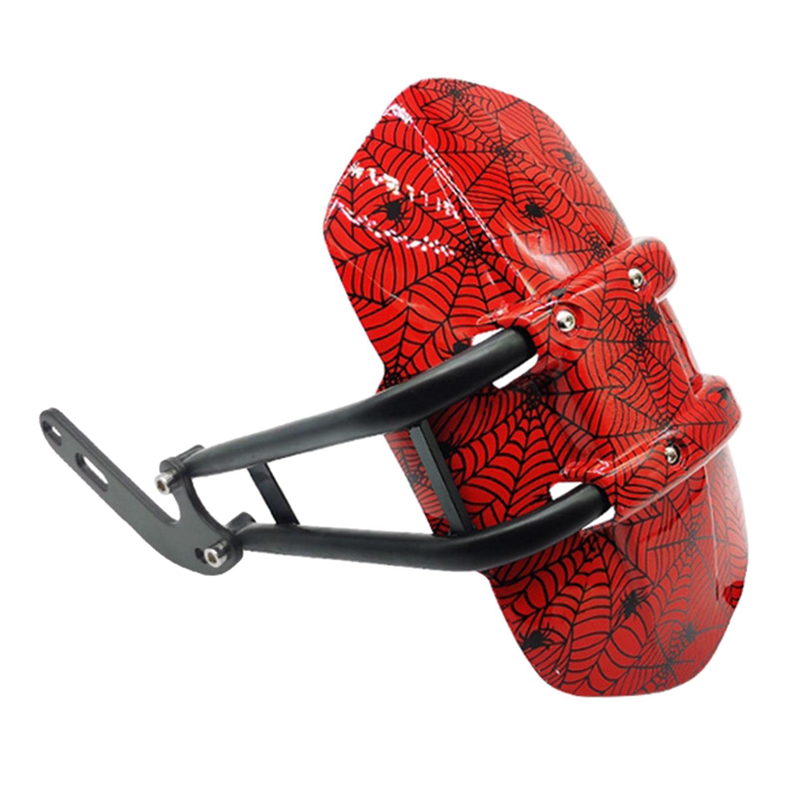 **MagiDeal Universal Motorcycle Rear Mudguard - 360° Rotatable Durable Rear Wheel Cover for Motorbikes - Easy Installation, Red - Perfect for Off-Road, Rainy & Muddy Conditions**