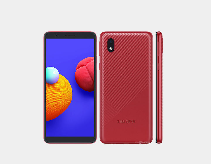 Samsung Galaxy A01 Core A013G/DS 16GB 1GB RAM GSM Unlocked Smartphone - Red | Dual SIM, Android 10 | Perfect for Travel, Business & Everyday Use