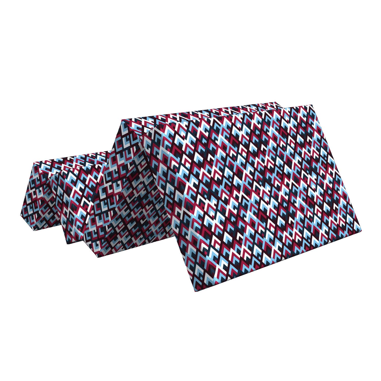 Ambesonne Geometric Triangle Foldable Mattress - 74.8