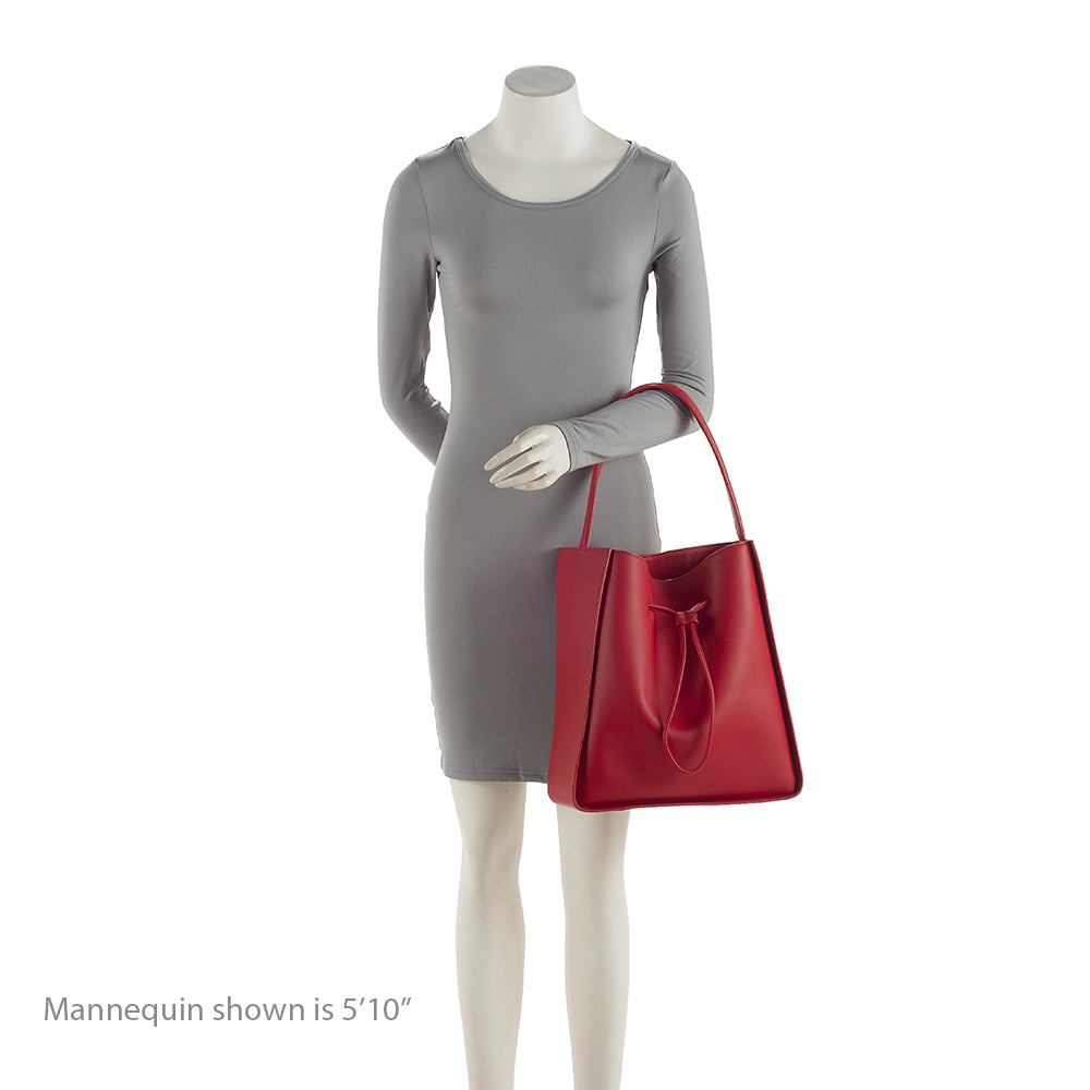 3.1 Phillip Lim Smooth Calfskin Soleil Large Bucket Bag - Premium Leather Handbag for Women | Perfect for Work, Travel & Everyday Use (SHF 19982)