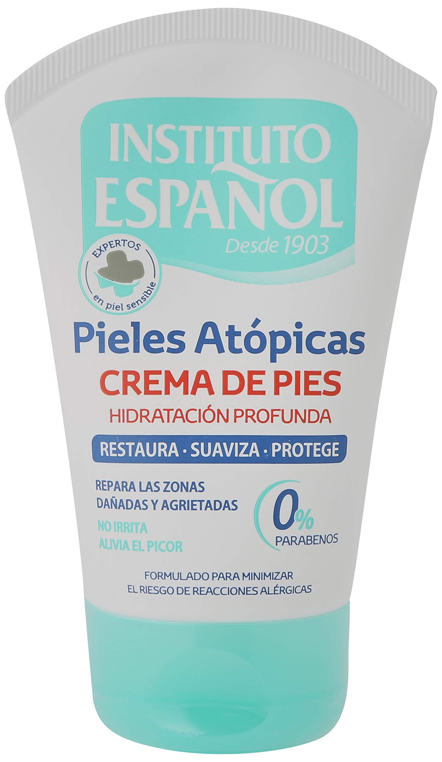Atopic Skin Foot Cream 100ml - Intensive Moisturizing Treatment for Dry, Cracked Feet - Ideal for Eczema & Dermatitis Relief - Perfect for Daily Foot Care & Nighttime Repair
