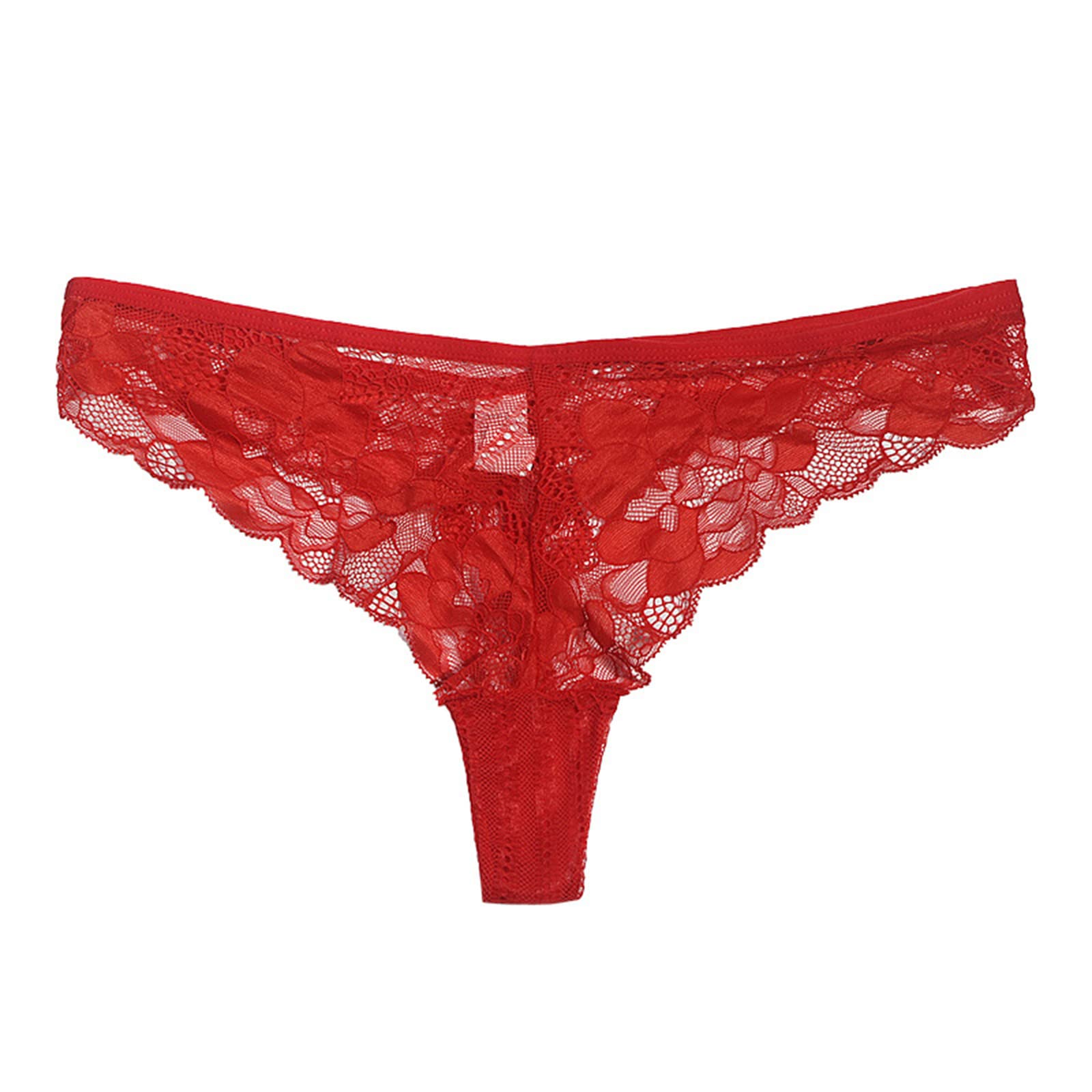 Lace Underwear for Women - Cotton Bikini Panties Soft Hipster Panty with Stretch - Sexy Mesh Thong Panties for Everyday Comfort & Intimate Wear