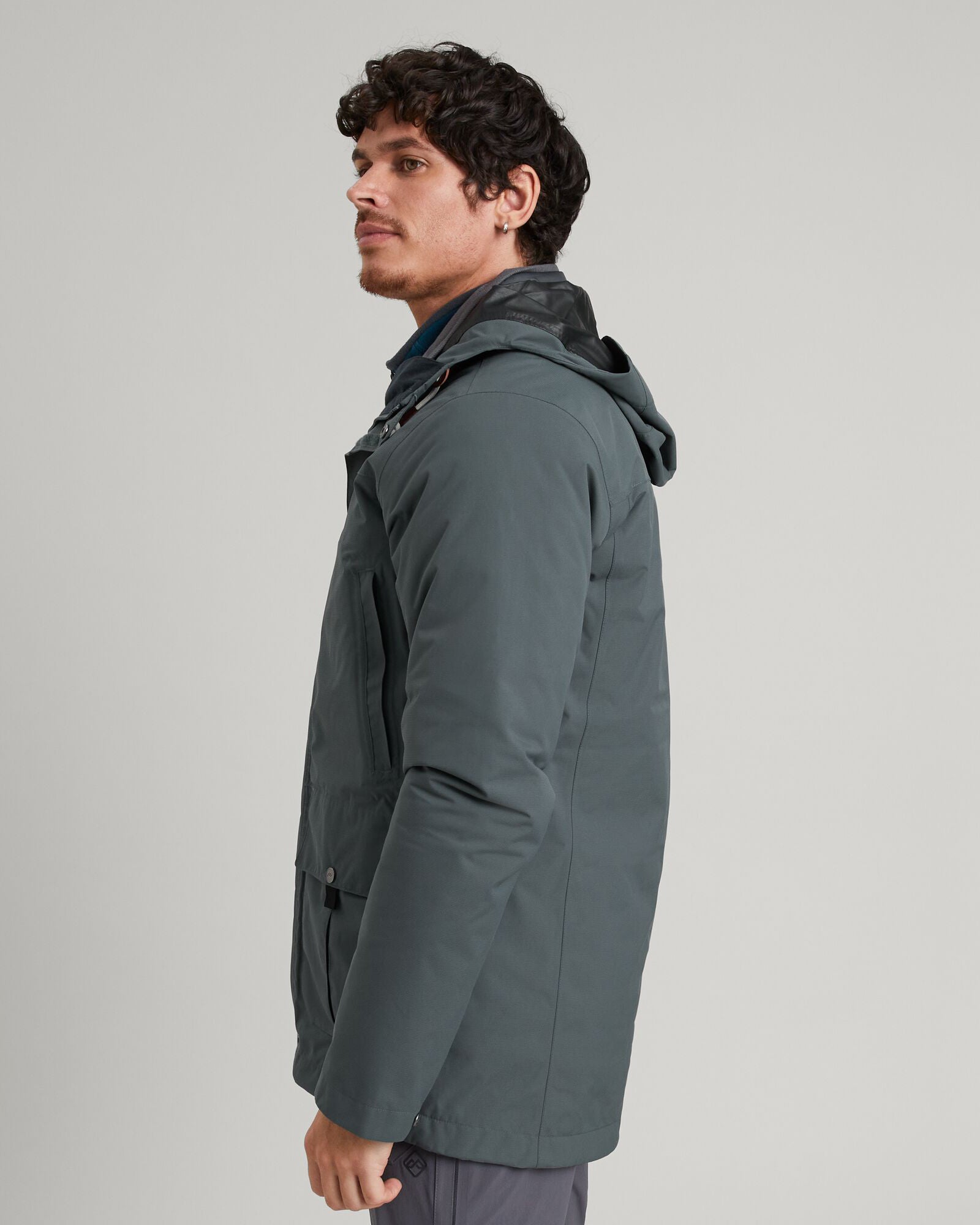 Men's Benmore 5-in-1 Convertible Jacket - Lightweight Waterproof Windproof Winter Coat for Hiking, Camping & Outdoor Activities