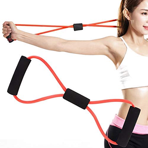 Premium 8-Shaped Resistance Bands Set for Men & Women - Adjustable Chest Expander, Arm & Shoulder Workout Bands for Strength Training, Yoga, Home Gym & Physical Therapy - Ideal for Full Body Toning & Rehabilitation