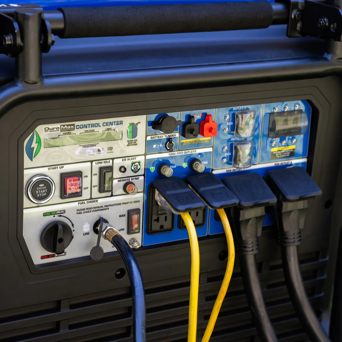 DuroMax XP16000iH 13000W/16000W Dual Fuel Portable Inverter Generator - Gas & Propane Powered with CO Alert & Remote Start - Ideal for Home Backup, Camping & Outdoor Power Needs