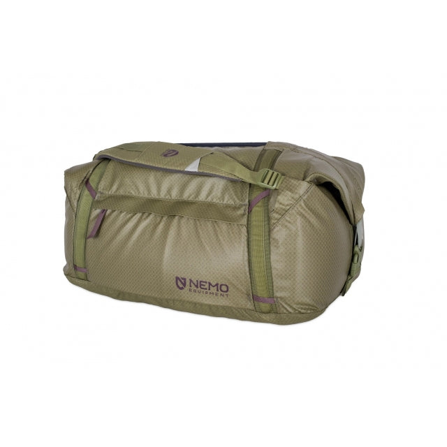 55L Double Haul Convertible Duffel Bag - Waterproof Travel Duffle with Shoulder Straps for Gym, Camping & Weekend Trips | Perfect Carry-On Luggage for Men & Women