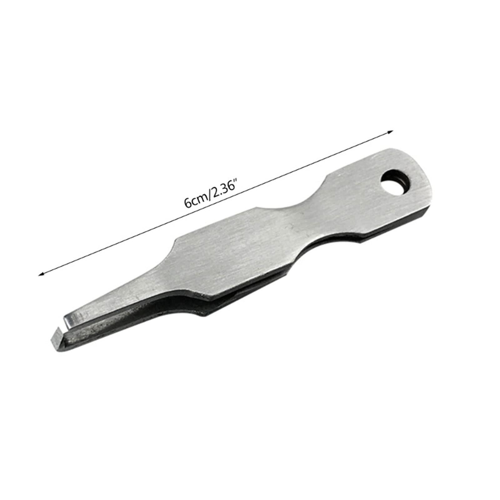 Multifunctional Stainless Steel Fishing Line Tweezers - Quick Split Ring Opener & Lure Ring Tool for Tackle Accessories | Perfect for Fly Fishing, Bait Rigging & Tackle Box Organization