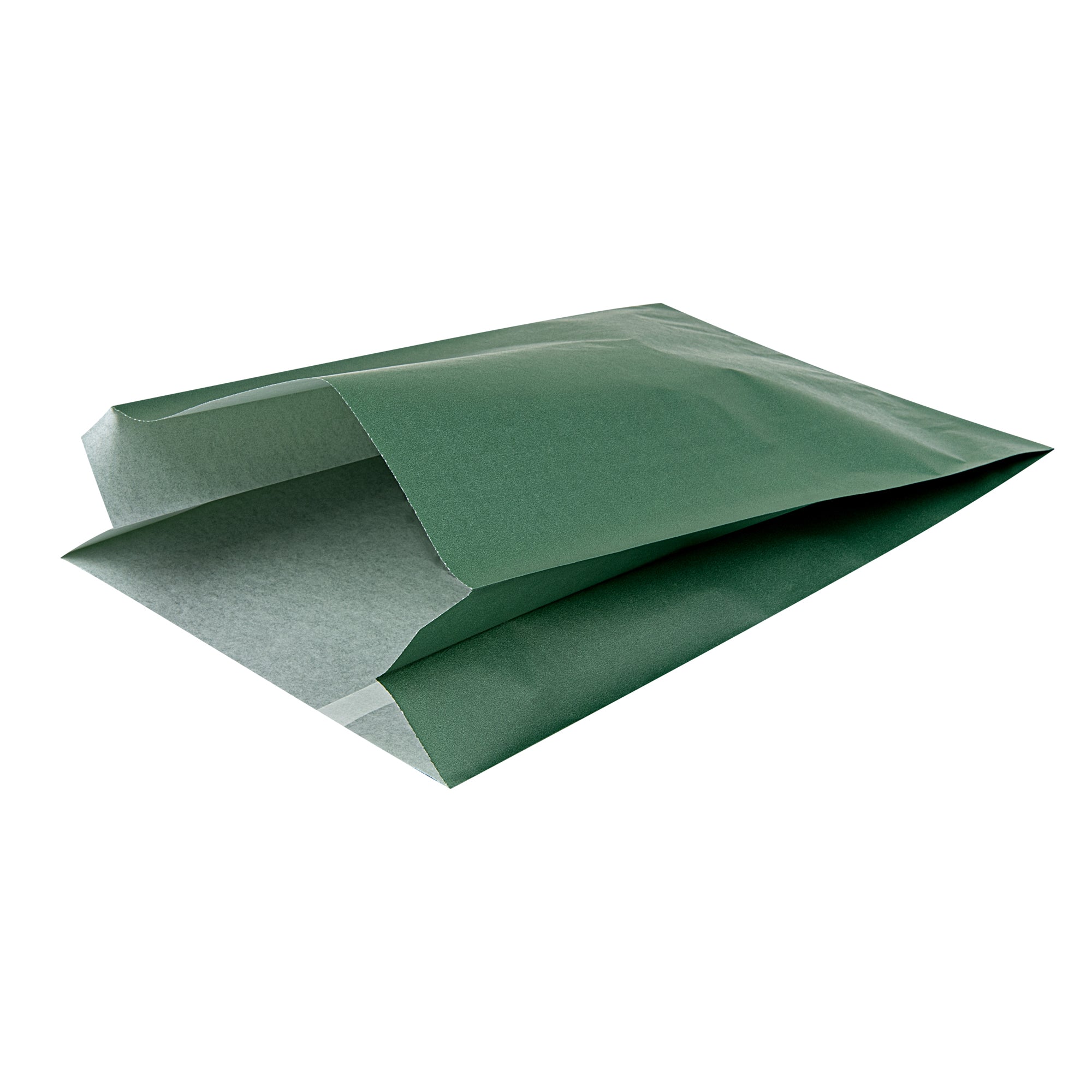 Eco-Friendly Forest Green French Fry & Snack Bags - 7x3x11 Inches, 100 Count Bulk Pack - Perfect for Fast Food, Movie Nights & Party Snacks