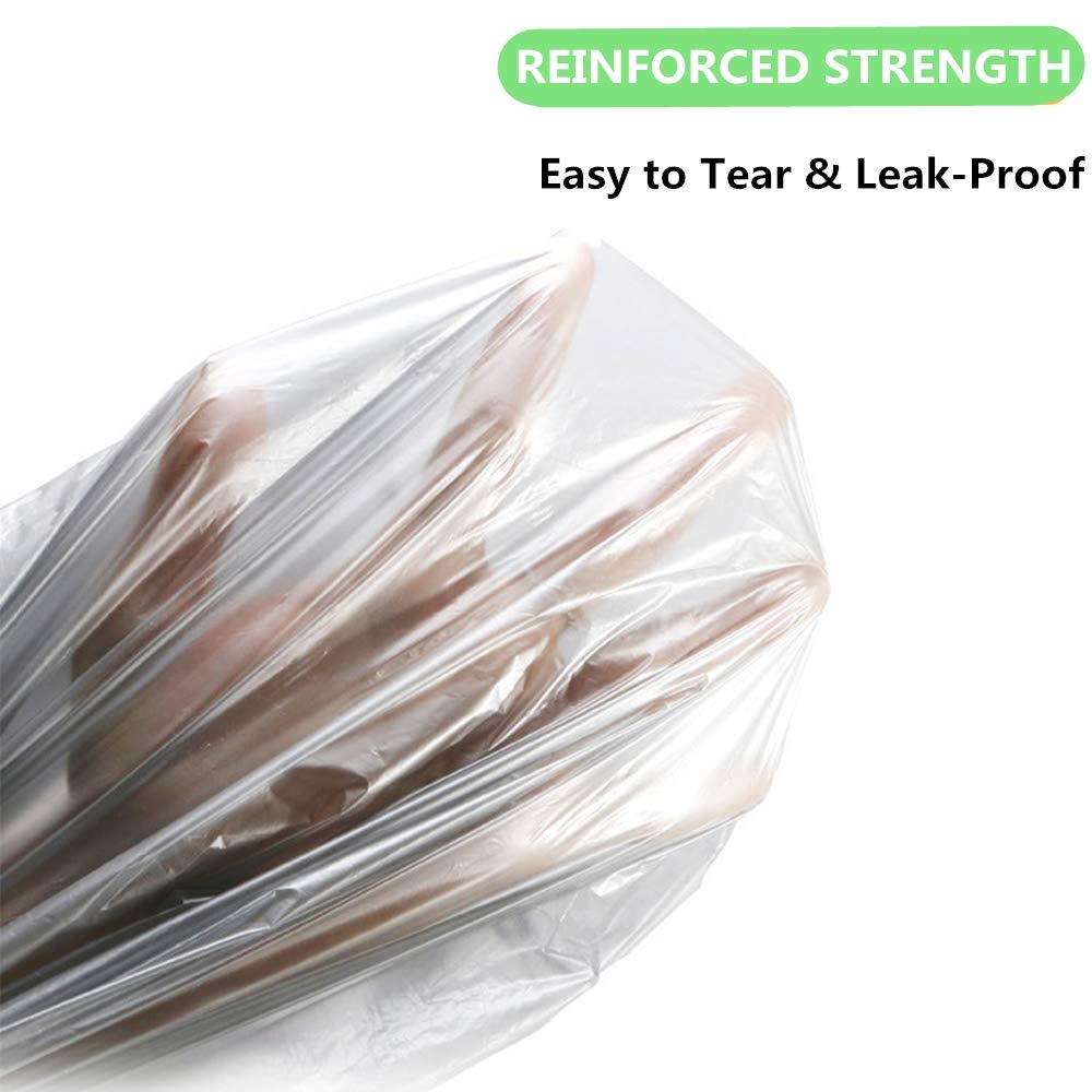 **Premium Drawstring Trash Bags - 2-4 Gallon Thick, Durable & Leak-Proof Garbage Bags - 75 Count (5 Rolls, Silver) for Home, Office, Kitchen, Bathroom & Outdoor Waste Disposal**