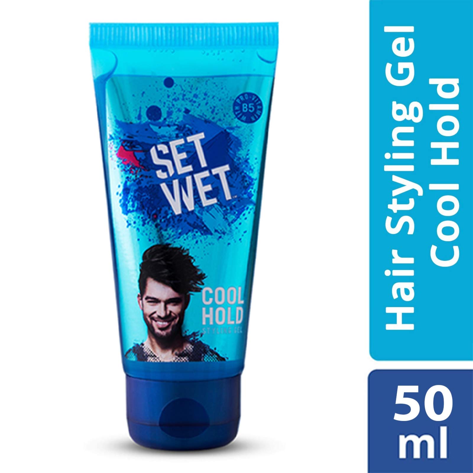Set Wet Hair Gel Cool Hold & Wet Look Combo (50ml x 2) - Strong Hold Styling Gel for Men & Women - Perfect for Parties, Weddings & Everyday Hairstyling
