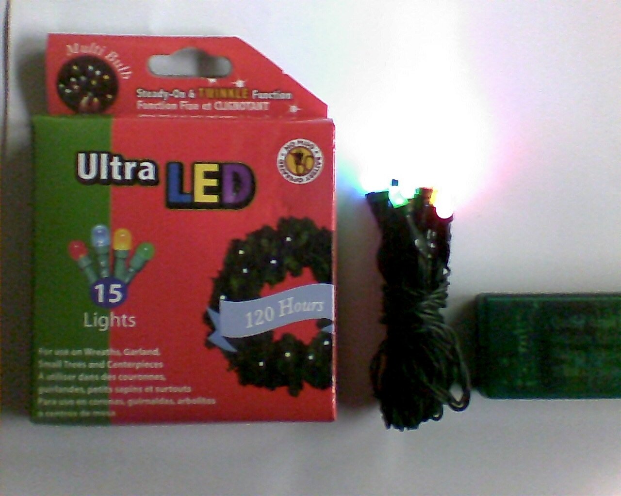 Ultra Bright LED Multi-Color Holiday String Lights for Wreaths, Christmas Trees & Home Decor - Indoor/Outdoor Waterproof Fairy Lights for Parties, Weddings & Festive Celebrations