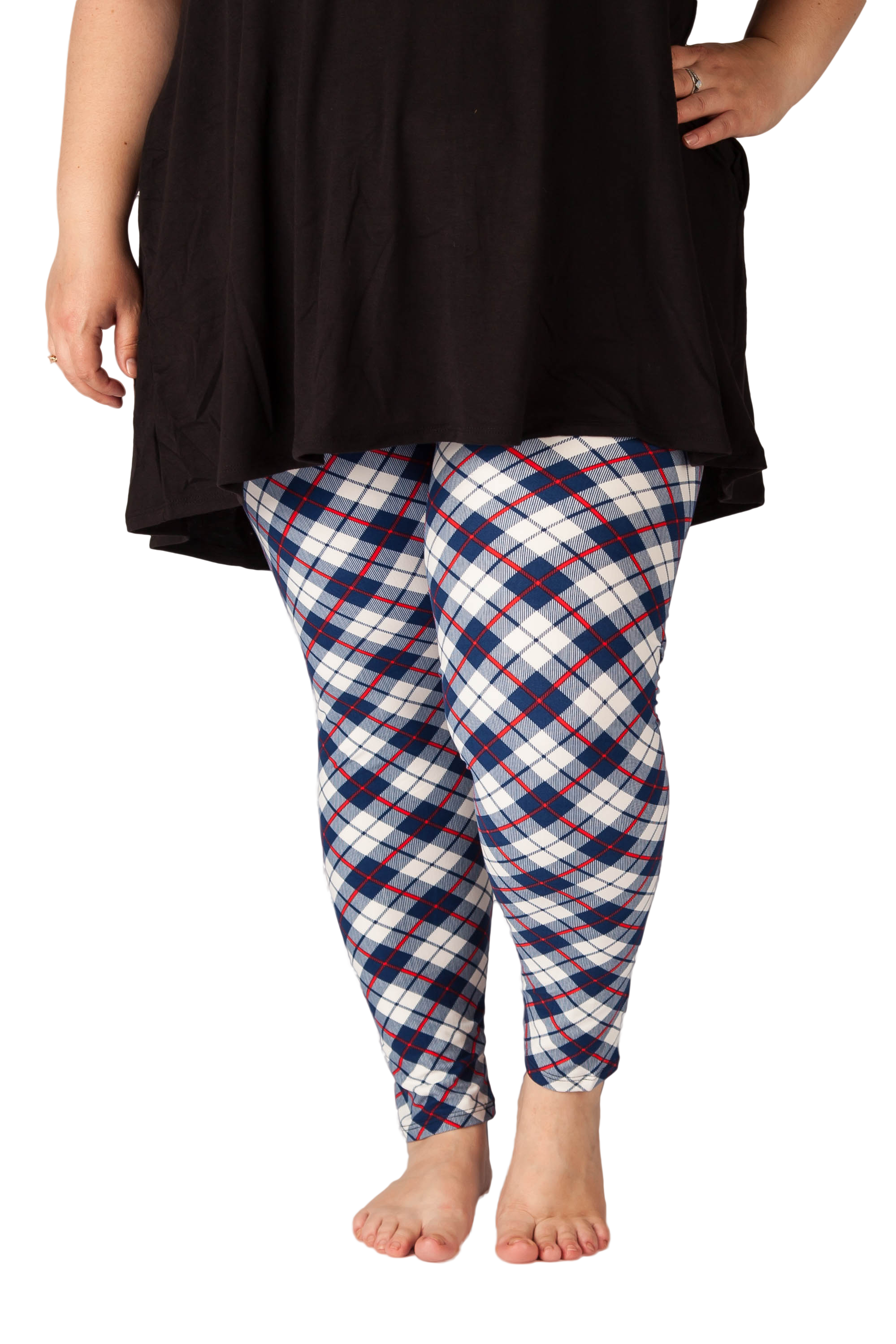 Stylish Blue Tartan Plaid Scarf - Soft & Warm Winter Accessory for Women (3X, 5X) - Perfect for Cold Weather, Office & Holiday Outfits