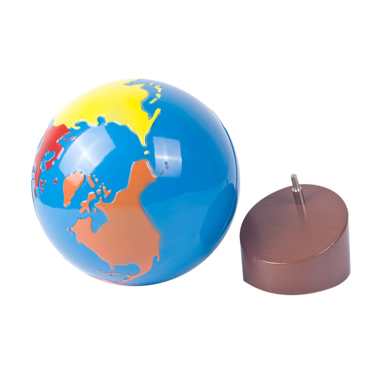 Educational World Globe for Kids - Interactive Geography Learning Toy, Early Childhood Development, Classroom & Homeschool Teaching Aid, Decorative Shelf & Desktop Display for Children's Room