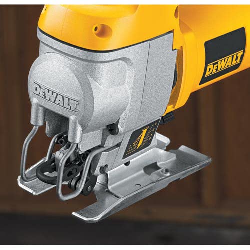 DEWALT 5.5-Amp Corded Top Handle Jigsaw Power Tool (DW317K) - Heavy Duty Wood & Metal Cutting for DIY Projects, Home Improvement & Professional Construction Work